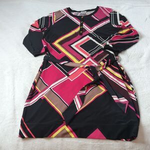 Cache midi dress with belt size M